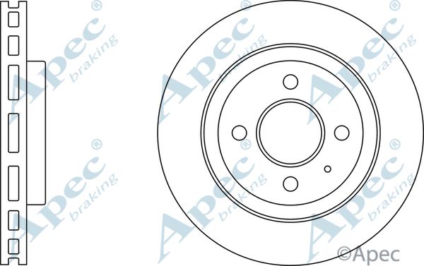 APEC BRAKING Bremžu diski DSK3026